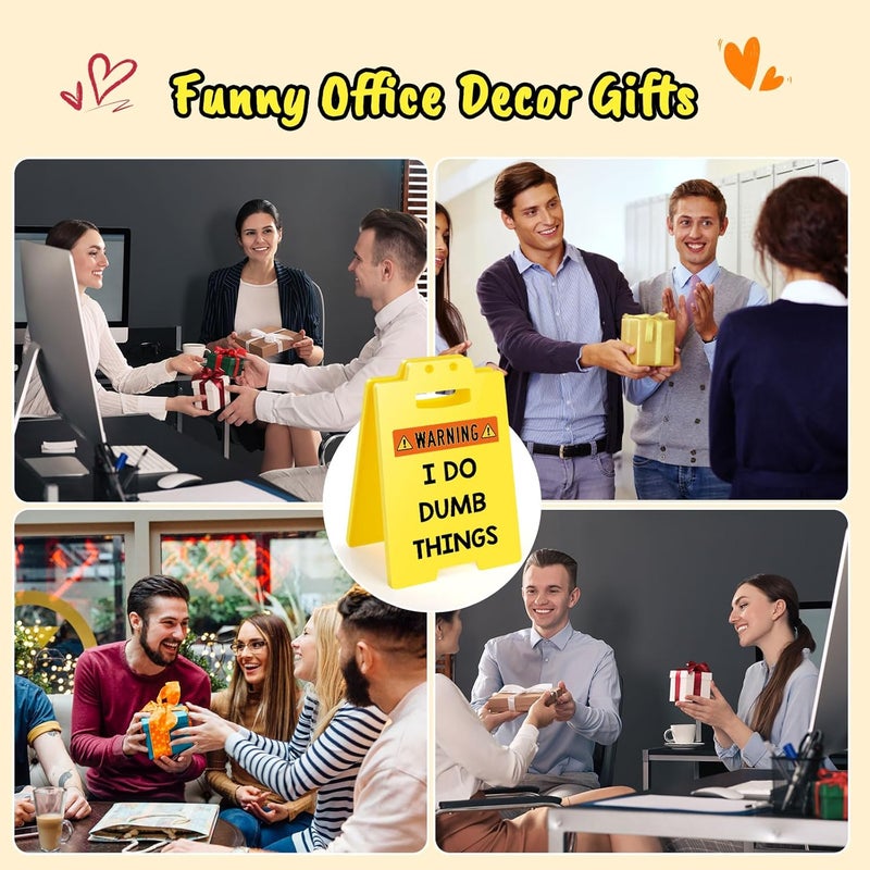 MBL Funny Employee Appreciation Gifts - Fun Gag Office Decor Desk Accessories Cubicle Supplies Gift for Coworker Boss Lady Bosses Day Women Teammate Team Employees, I DO DUMB THINGS - Image 5